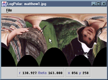 screendump of LogPolar