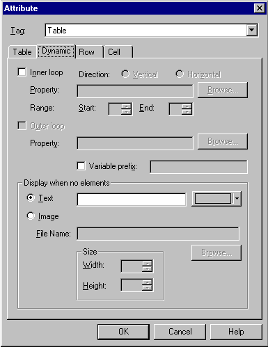 Dynamic Table